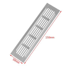 Load image into Gallery viewer, Vents Perforated Sheet Aluminum Alloy Air Vent Perforated Sheet Web Plate Ventilation Grille Vents Perforated Sheet