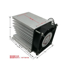 Load image into Gallery viewer, Motor soft start module controller motor soft starter soft stop heat sink three-phase motor slow start 1kw 2kw 4kw 6kw 8kw  10kw