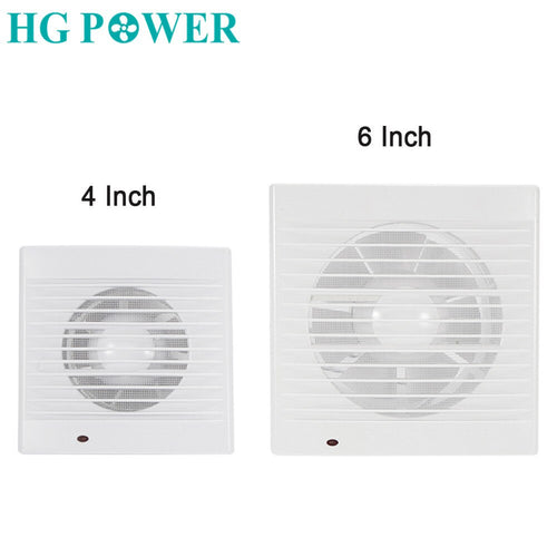 4/6 inch 220V Silent Ventilation Air Vents Ventilator Extractor Exhausted Extractor Fan Ceiling Fan For Bathroom Kitchen Toilet