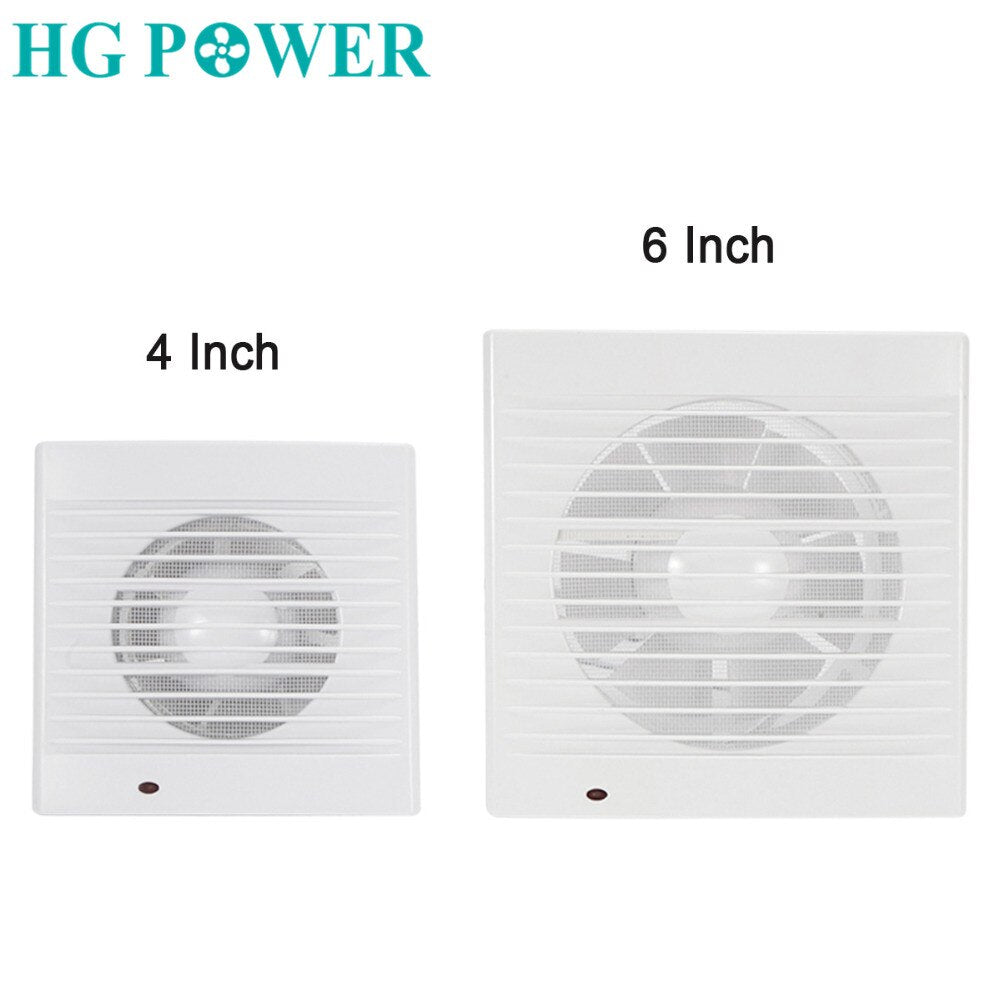 4/6 inch 220V Silent Ventilation Air Vents Ventilator Extractor Exhausted Extractor Fan Ceiling Fan For Bathroom Kitchen Toilet